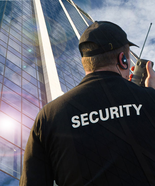 Pooja Security India guard on duty